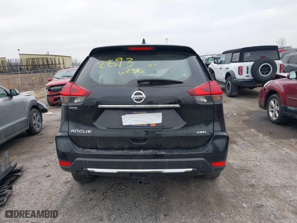 2017 Nissan Rogue SL with VIN JN8AT2MV4HW002893, listed as a IAAI auction lot 41024429 with 119,964 mi miles. Bid and sale history available at carsss.com. Image 17.