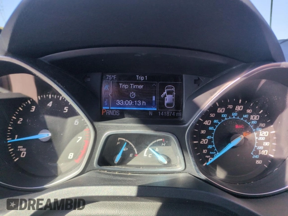 2013 Ford Escape Titanium with VIN 1FMCU0J93DUA78278, listed as a Copart auction lot 63519845 with 141,874 mi miles and Salvage title. Bid and sale history available at DreamBid. Image 9.