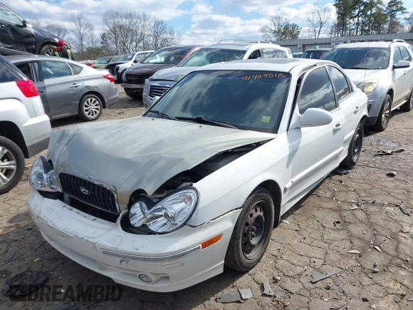 2003 Hyundai Sonata with VIN KMHWF25S13A830754, listed as a IAAI auction lot 41409518 with 207,849 mi miles. Bid and sale history available at carsss.com. Image 18.