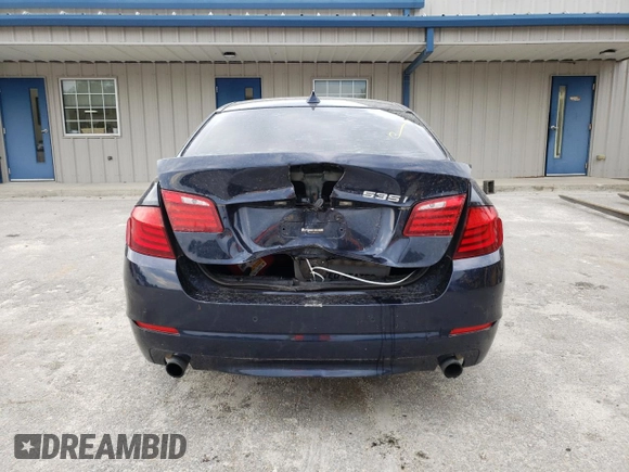 2011 BMW 5 Series 535i with VIN WBAFR7C54BC267172, listed as a Copart auction lot 52370425 with 131,189 mi miles and Clean Title. Bid and sale history available at carsss.com. Image 6.