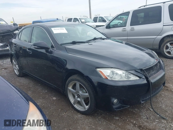 2011 Lexus IS 250 with VIN JTHCF5C24B5048479, listed as a IAAI auction lot 41947968 with 173,182 mi miles and . Bid and sale history available at DreamBid. Image 1.
