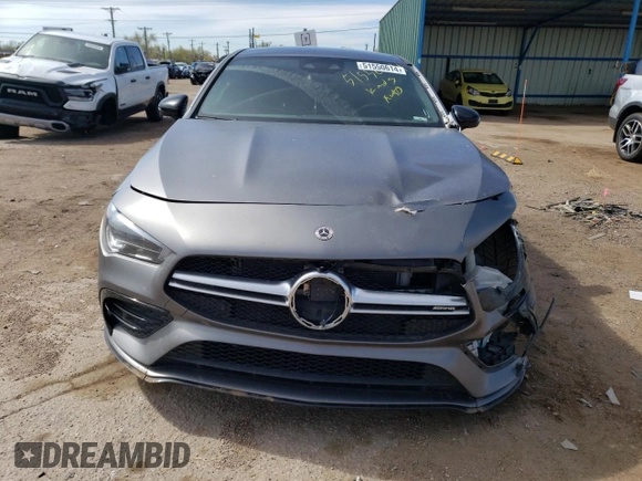 2020 Mercedes-Benz CLA with VIN W1K5J5BB9LN099140, listed as a Copart auction lot 51550614 with 58,048 mi miles. Bid and sale history available at carsss.com. Image 5.