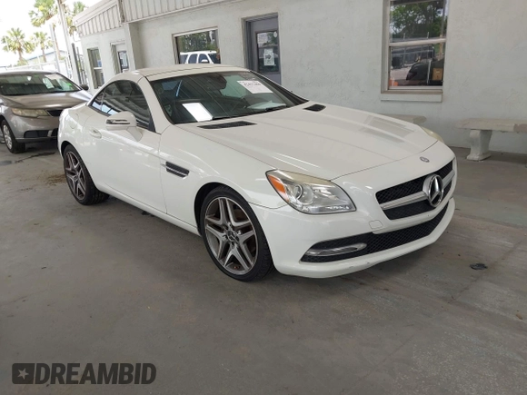 2013 Mercedes-Benz SLK 250 z VIN WDDPK4HA2DF058309, wystawiony jako IAAI lot #42417406 z przebiegiem 87 282 mil mil oraz . Historia ofert i sprzedaży dostępna na DreamBid. Obrazek 1.