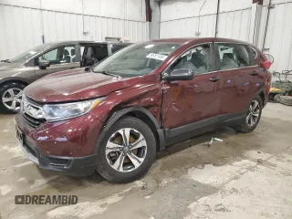 2019 Honda CR-V LX z VIN 2HKRW6H3XKH205824, wystawiony jako Copart lot #59087485 z przebiegiem Nie podano mil oraz Szkoda całkowita • Salvage title. Historia ofert i sprzedaży dostępna na DreamBid. Obrazek 1.