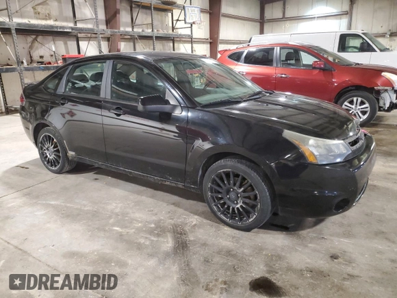 2011 Ford Focus SES with VIN 1FAHP3GNXBW178019, listed as a Copart auction lot 50555735 with 240,506 mi miles and Salvage Title. Bid and sale history available at DreamBid. Image 4.