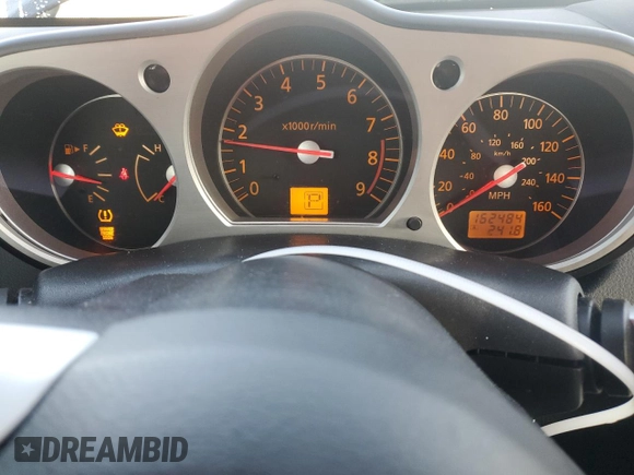 2008 Nissan 350Z with VIN JN1BZ34D18M704065, listed as a Copart auction lot 46023565 with 162,484 mi miles and Non Repairable. Bid and sale history available at carsss.com. Image 9.