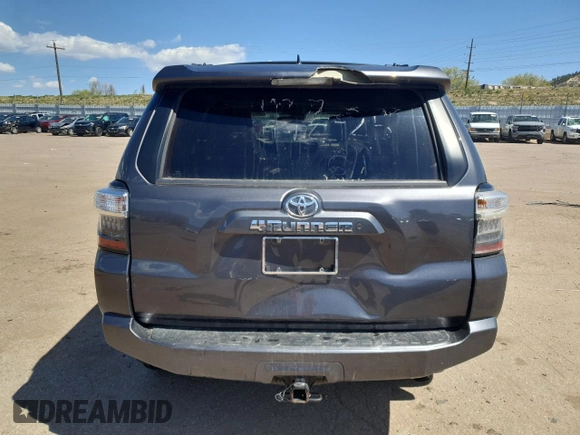 2022 Toyota 4Runner SR5 Premium with VIN JTENU5JR4N5985462, listed as a Copart auction lot 53774625 with 26,619 mi miles and Salvage title. Bid and sale history available at DreamBid. Image 6.