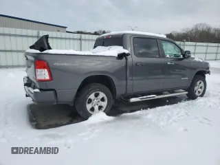 2020 Ram 1500 Big Horn with VIN 1C6SRFFM4LN224706, listed as a Copart auction lot 44344875 with 120,072 mi miles and Salvage Title. Bid and sale history available at carsss.com. Image 3.