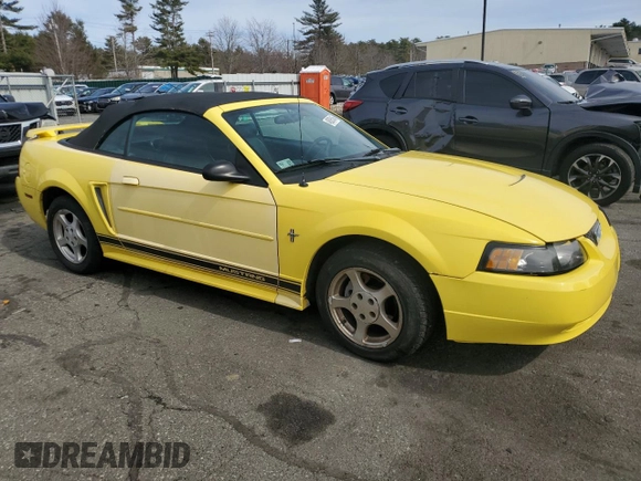 2003 Ford Mustang Deluxe with VIN 1FAFP44463F330050, listed as a Copart auction lot 48695145 with 116,740 mi miles and Salvage Title. Bid and sale history available at carsss.com. Image 4.