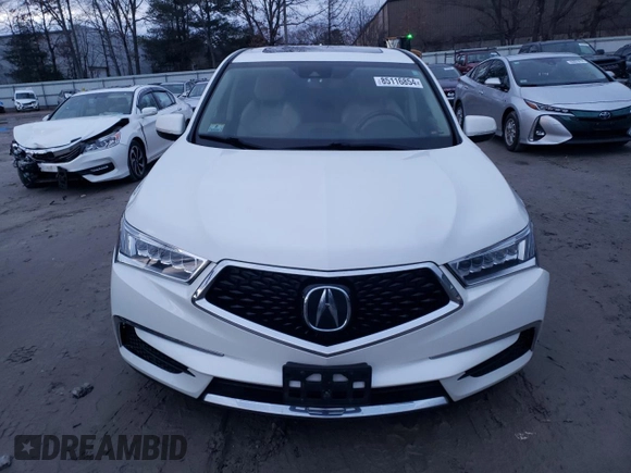 2018 Acura MDX with VIN 5J8YD4H3XJL026054, listed as a Copart auction lot 85116854 with 83,446 mi miles and Salvage Title. Bid and sale history available at DreamBid. Image 5.