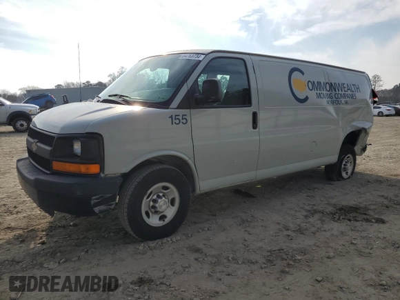 2016 Chevrolet Express Cargo Van with VIN 1GCWGBFF2G1144523, listed as a Copart auction lot 84763734 with 74,102 mi miles and Salvage Title. Bid and sale history available at carsss.com. Image 1.