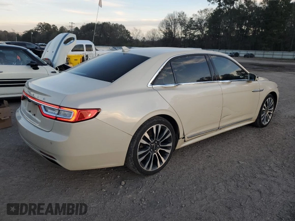 2018 Lincoln Continental Select with VIN 1LN6L9SK9J5610435, listed as a Copart auction lot 41444485 with 43,833 mi miles and Salvage Title. Bid and sale history available at carsss.com. Image 3.