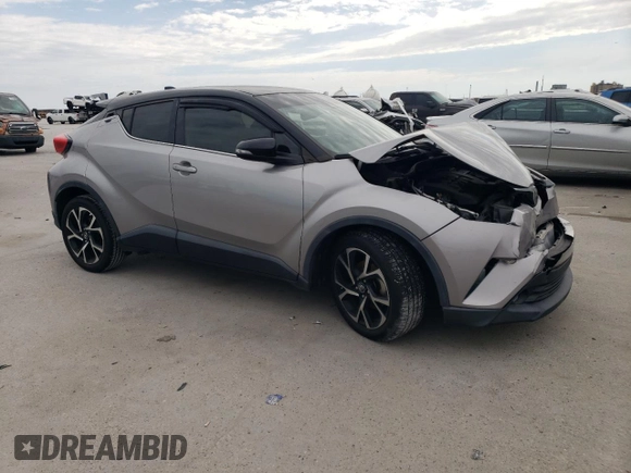 2019 Toyota C-HR XLE with VIN JTNKHMBX4K1045406, listed as a Copart auction lot 47612515 with 38,909 mi miles and Salvage Title. Bid and sale history available at DreamBid. Image 4.