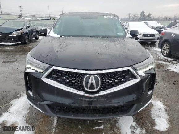 2024 Acura RDX with VIN 5J8TC2H32RL020813, listed as a Copart auction lot 43022145 with 6,439 mi miles and Salvage Title. Bid and sale history available at carsss.com. Image 5.