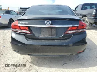 2014 Honda Civic Sedan LX with VIN 19XFB2F50EE040581, listed as a Copart auction lot 47118145 with Not Provided miles and Clean Title. Bid and sale history available at carsss.com. Image 6.
