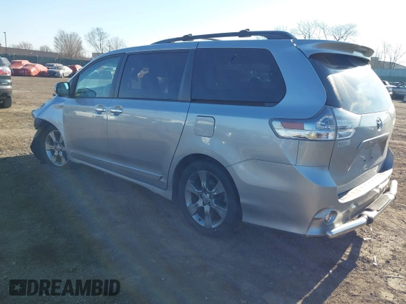 2014 Toyota Sienna SE with VIN 5TDXK3DC3ES471496, listed as a IAAI auction lot 41665914 with Not Provided miles and . Bid and sale history available at DreamBid. Image 3.