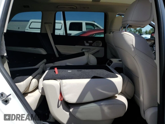 2021 Mercedes-Benz GLS 580 with VIN 4JGFF8GE8MA408511, listed as a Copart auction lot 53691404 with 27,414 mi miles and Salvage Title. Bid and sale history available at DreamBid. Image 11.