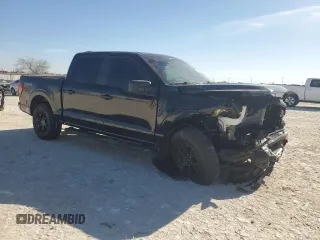 2024 Ford F-150 STX with VIN 1FTEW2LP8RFB79472, listed as a Copart auction lot 42255075 with 1,696 mi miles and Salvage Title. Bid and sale history available at carsss.com. Image 4.