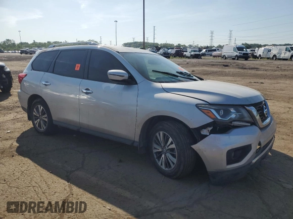 2017 Nissan Pathfinder Platinum with VIN 5N1DR2MM4HC606956, listed as a Copart auction lot 62236605 with 124,820 mi miles and Clean title. Bid and sale history available at DreamBid. Image 4.