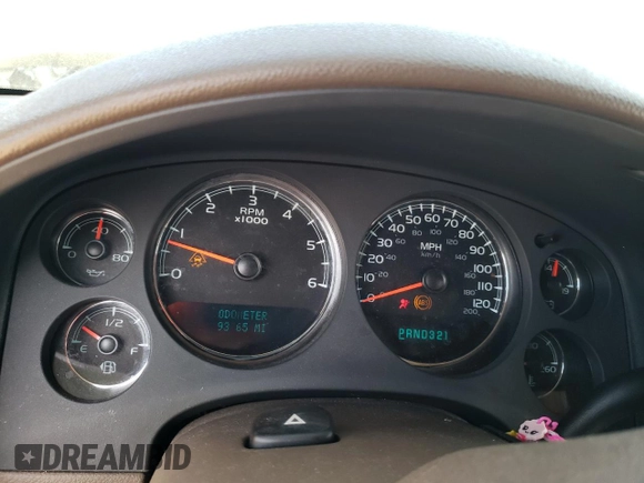 2008 GMC Yukon SLE w/3SA with VIN 1GKFC13C78R235617, listed as a Copart auction lot 43691485 with 93,765 mi miles and Salvage Title. Bid and sale history available at carsss.com. Image 9.