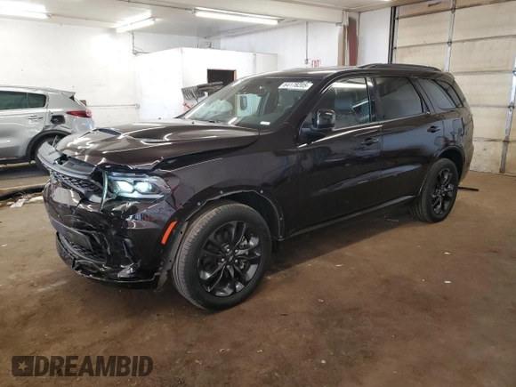 2024 Dodge Durango GT Plus with VIN 1C4RDJDG4RC155400, listed as a Copart auction lot 64178205 with 19,562 mi miles and Salvage title. Bid and sale history available at DreamBid. Image 1.