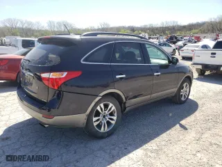 2012 Hyundai Veracruz Limited with VIN KM8NU4CC3CU197732, listed as a Copart auction lot 50038484 with 124,264 mi miles and Salvage Title. Bid and sale history available at carsss.com. Image 3.