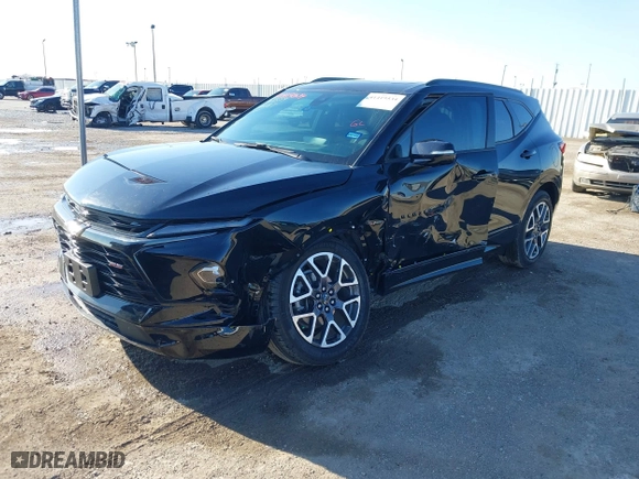 2024 Chevrolet Blazer RS with VIN 3GNKBERS7RS221970, listed as a IAAI auction lot 41419534 with 8,863 mi miles. Bid and sale history available at carsss.com. Image 17.