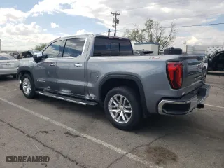 2022 GMC Sierra 1500 Limited SLT with VIN 3GTU9DED6NG139675, listed as a Copart auction lot 77417764 with 22,512 mi miles and Salvage Title. Bid and sale history available at carsss.com. Image 2.