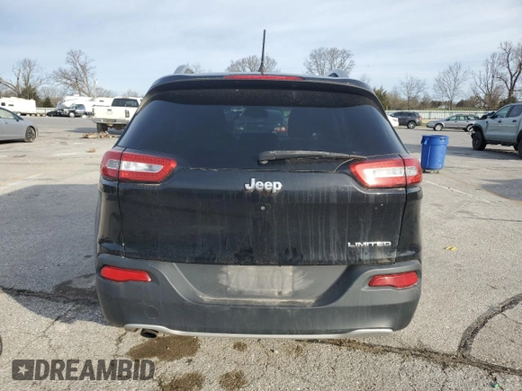 2017 Jeep Cherokee Limited with VIN 1C4PJLDB5HW522379, listed as a Copart auction lot 49590765 with 204,711 mi miles and Salvage Title. Bid and sale history available at carsss.com. Image 6.