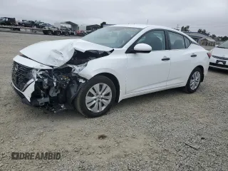 2024 Nissan Sentra S with VIN 3N1AB8BV7RY363195, listed as a Copart auction lot 59996865 with 14,739 mi miles and Salvage title. Bid and sale history available at DreamBid. Image 1.