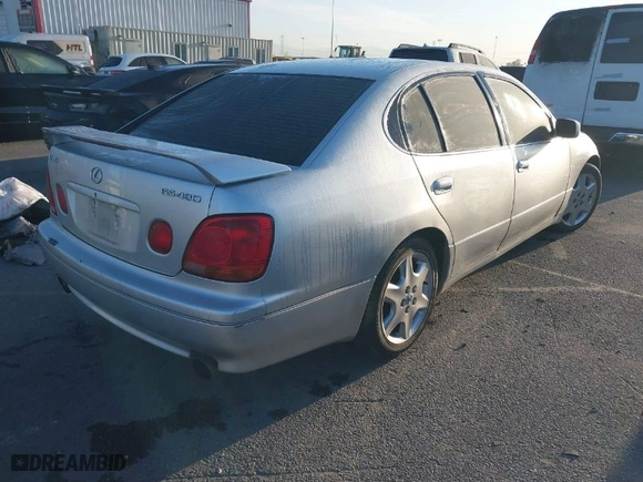 2002 Lexus GS 430 with VIN JT8BL69S620009827, listed as a IAAI auction lot 41847321 with 241,238 mi miles. Bid and sale history available at carsss.com. Image 4.