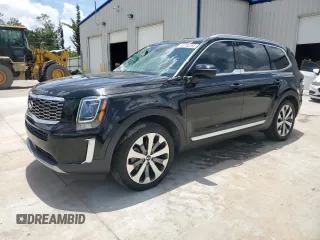 2020 Kia Telluride EX with VIN 5XYP34HC0LG079373, listed as a Copart auction lot 60782085 with 46,453 mi miles and Salvage title. Bid and sale history available at DreamBid. Image 1.