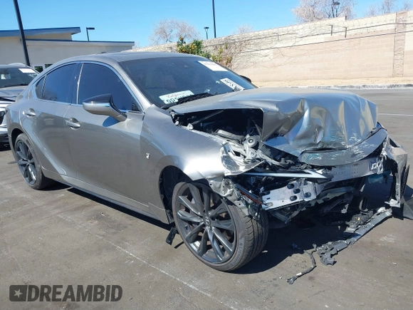 2022 Lexus IS 350 F Sport z VIN JTHGZ1B21N5049662, wystawiony jako IAAI lot #41621007 z przebiegiem 39 045 mil mil oraz . Historia ofert i sprzedaży dostępna na DreamBid. Obrazek 1.