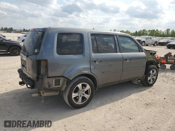 2012 Honda Pilot EX-L with VIN 5FNYF3H68CB034298, listed as a Copart auction lot 53504215 with 160,352 mi miles and Salvage title. Bid and sale history available at DreamBid. Image 3.