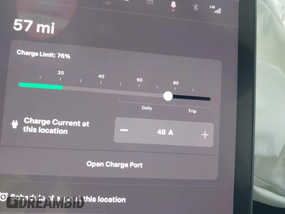2022 Tesla Model Y Performance with VIN 7SAYGDEFXNF384268, listed as a IAAI auction lot 41558359 with 33,870 mi miles and . Bid and sale history available at DreamBid. Image 16.