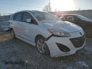2012 Mazda 5 Touring with VIN JM1CW2CL2C0124689, listed as a Copart auction lot 42106995 with 212,880 mi miles and Non Repairable. Bid and sale history available at DreamBid. Image 4.