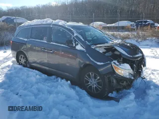 2012 Honda Odyssey EX-L with VIN 5FNRL5H66CB023339, listed as a Copart auction lot 86205974 with 136,087 mi miles and Salvage Title. Bid and sale history available at carsss.com. Image 4.
