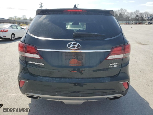 2017 Hyundai Santa Fe Limited Ultimate with VIN KM8SRDHF2HU247230, listed as a Copart auction lot 49031275 with 117,115 mi miles and Salvage Title. Bid and sale history available at carsss.com. Image 6.