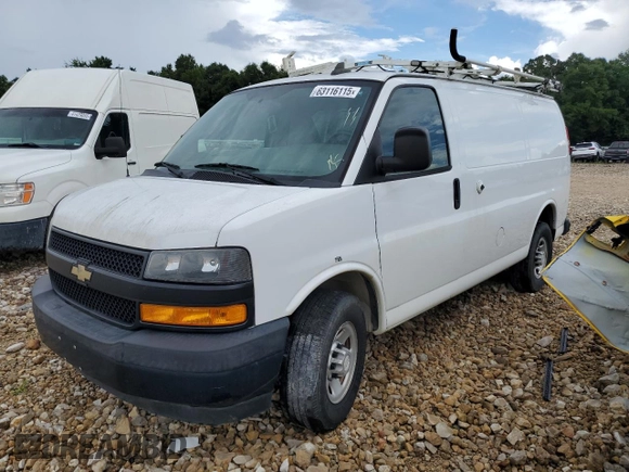 2018 Chevrolet Express Cargo with VIN 1GCWGAFPXJ1181166, listed as a Copart auction lot 63116115 with Not provided miles and Clean title. Bid and sale history available at DreamBid. Image 1.
