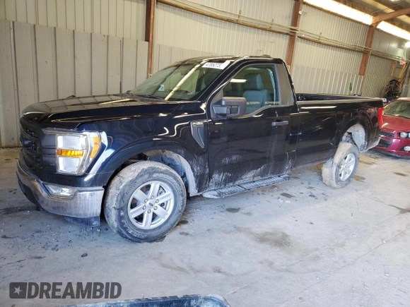 2021 Ford F-150 XL с VIN 1FTMF1E54MKE22485, выставлен на аукционе Copart как лот 47852735 с пробегом 23 529 миль миль и Списание • Salvage title. История ставок и продаж доступна на DreamBid. Изображение 1.
