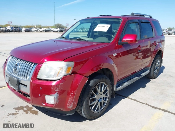 2008 Mercury Mariner Premier with VIN 4M2CU87188KJ52214, listed as a IAAI auction lot 41808878 with 131,953 mi miles. Bid and sale history available at carsss.com. Image 18.