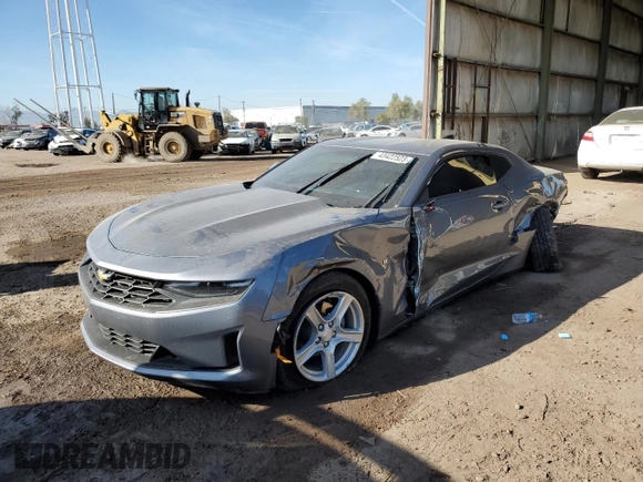 2021 Chevrolet Camaro 1LS with VIN 1G1FB1RX0M0123838, listed as a Copart auction lot 43422523 with 39,509 mi miles. Bid and sale history available at carsss.com. Image 1.