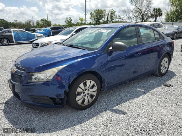 2013 Chevrolet Cruze LS with VIN 1G1PA5SH8D7274919, listed as a Copart auction lot 52551115 with 73,526 mi miles and Clean Title. Bid and sale history available at carsss.com. Image 1.