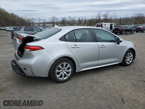 2020 Toyota Corolla LE with VIN 5YFEPRAE3LP065466, listed as a Copart auction lot 53377755 with 41,893 mi miles and Salvage Title. Bid and sale history available at carsss.com. Image 3.
