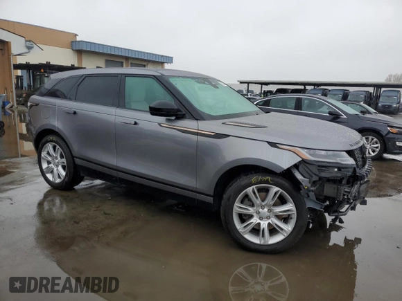 2023 Land Rover Range Rover Velar R-Dynamic S with VIN SALYT2EX7PA359757, listed as a Copart auction lot 82380144 with 21,513 mi miles and Salvage Title. Bid and sale history available at carsss.com. Image 4.