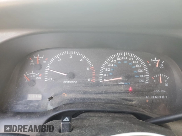 2001 Dodge 1500 with VIN 3B7HF13ZX1G765540, listed as a Copart auction lot 55624595 with 138,116 mi miles and Clean Title. Bid and sale history available at DreamBid. Image 9.