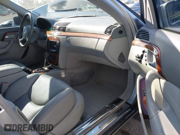 2004 Mercedes-Benz S 430 with VIN WDBNG70J24A417976, listed as a IAAI auction lot 42640982 with 123,021 mi miles and . Bid and sale history available at DreamBid. Image 5.