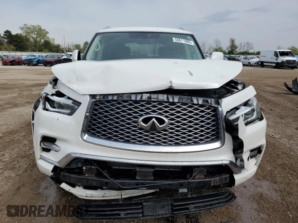 2019 Infiniti QX80 Luxe z VIN JN8AZ2NEXK9235292, wystawiony jako Copart lot #55611985 z przebiegiem 61 988 mil mil oraz Szkoda całkowita • Salvage title. Historia ofert i sprzedaży dostępna na DreamBid. Obrazek 5.