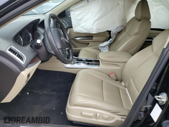 2018 Acura TLX z VIN 19UUB2F34JA005529, wystawiony jako Copart lot #54868315 z przebiegiem Nie podano mil oraz Szkoda całkowita • Salvage title. Historia ofert i sprzedaży dostępna na DreamBid. Obrazek 7.