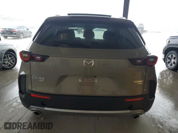 2024 Mazda CX-50 2.5 Turbo with VIN 7MMVABXY5RN230045, listed as a Copart auction lot 50488955 with 7,245 mi miles and Salvage Title. Bid and sale history available at carsss.com. Image 6.